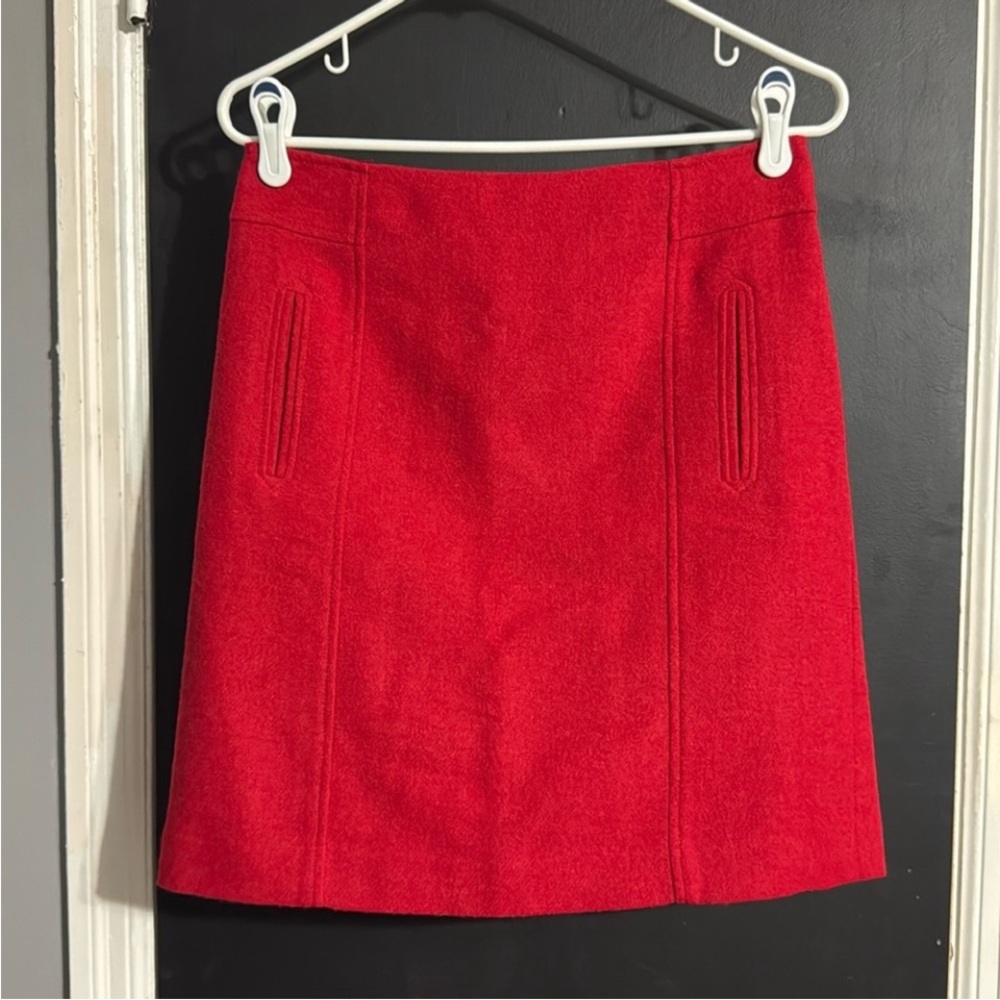 Talbots Red Mini Skirt